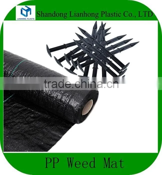 3.2oz Heavy Duty 6.5ft Wide Weed Barrier Fabric Panel, Garden Fabric 3.2 oz/sq.yd, Woven Weed Control Landscape Fabric Sheeting