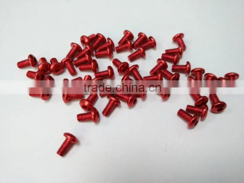 SS016 500pcs/lot Hot Sale Hobby Carbon M3*30mm Hex Button Stainless Steel Screw Price