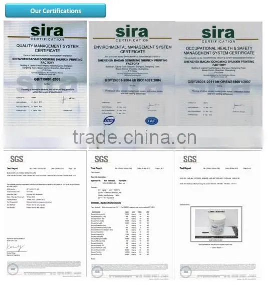 PVC shrink label for products packaging and labeling, PVC shrink sleeve label