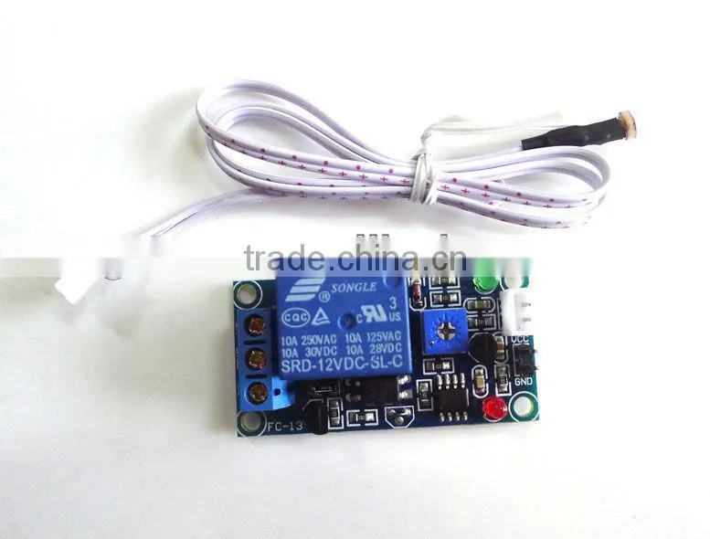 photoresistor plus relay module light detection sensor 12V car Led light control