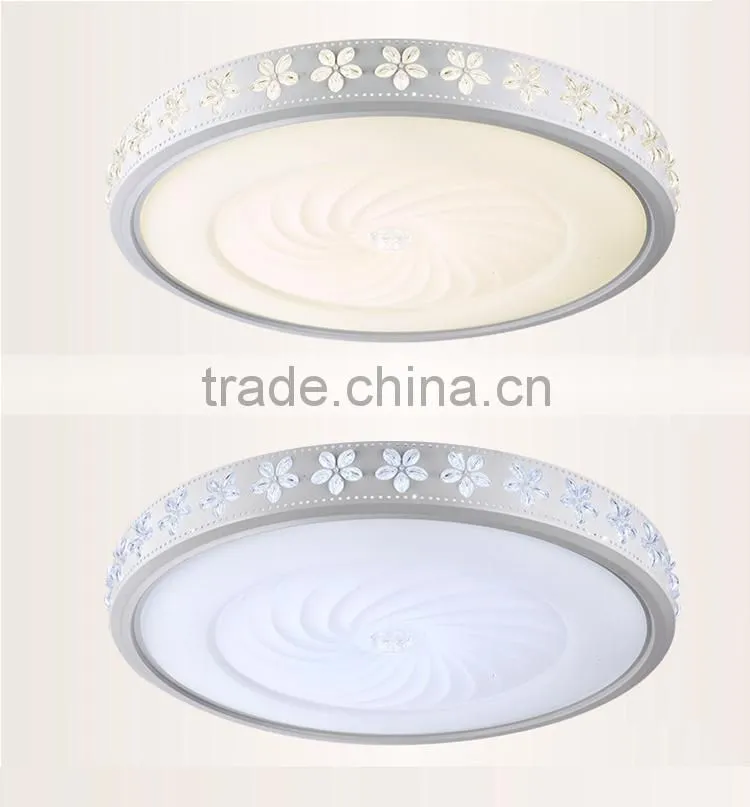 High Quality Crystal Acrylic LED Ceiling Lamp Round 230V Cheap Ceiling Lights