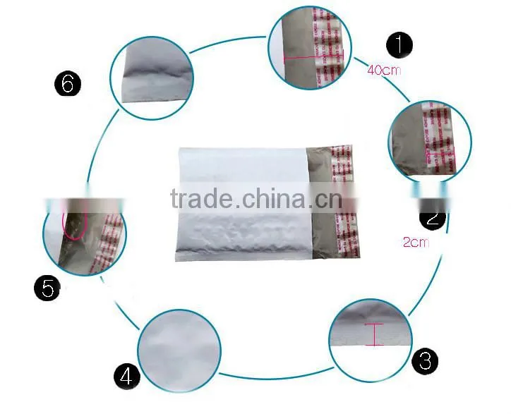 Packaging type manufactoring paper white bubble mailer