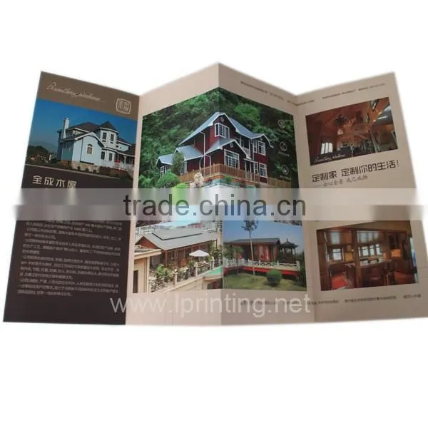 Fold paper leaflet flyer printing, leaflet printing, advertising leaflet printing