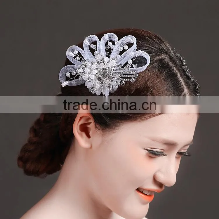 manufacturer pearl bridal hair comb, wedding hair comb