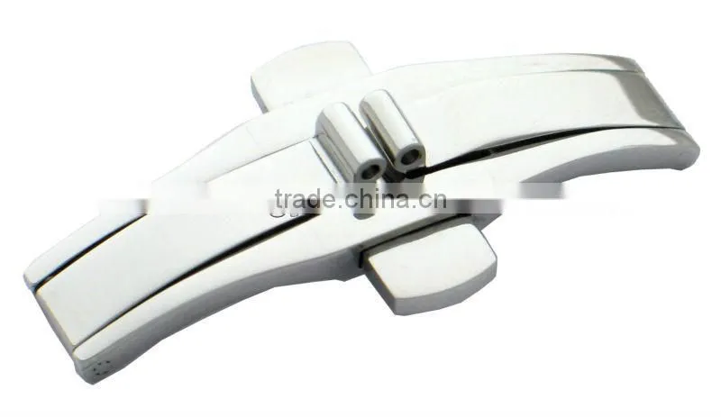 Stainless Steel buckle watch watch clasp and watch buckle with double press button for watches men and men watches