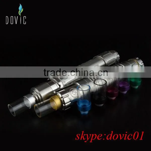 wide bore glass drip tips with aluminum base
