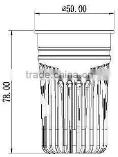 New design Triac dimmable 10W Sharp COB LED spotlight