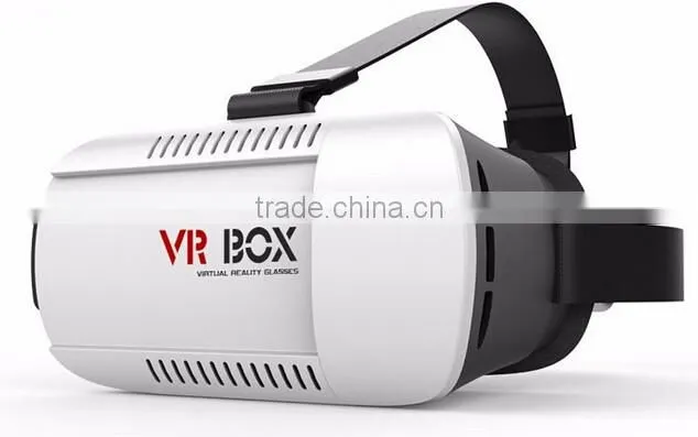 Adjustable waterproof cardboard google plastic for all cellphone size from 4.7-6.0 inch 3D video glasses