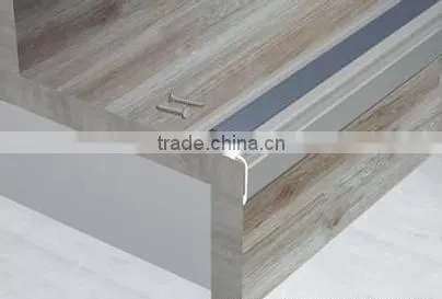 aluminum punching hole Anti-slip stair nosing /stair edging/ceramic tile trim
