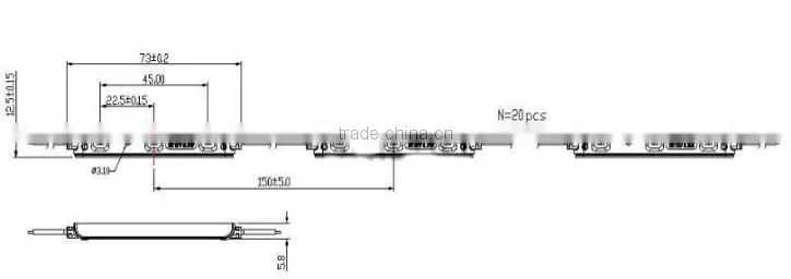 Samsung SMD LED Module 1.2W 150lm IP65