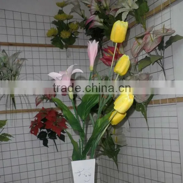 tulip,lily light up office decoration items