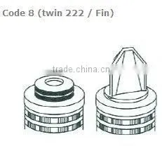 PP / cotton String wound type water filter element with fin / purifier Cartridge