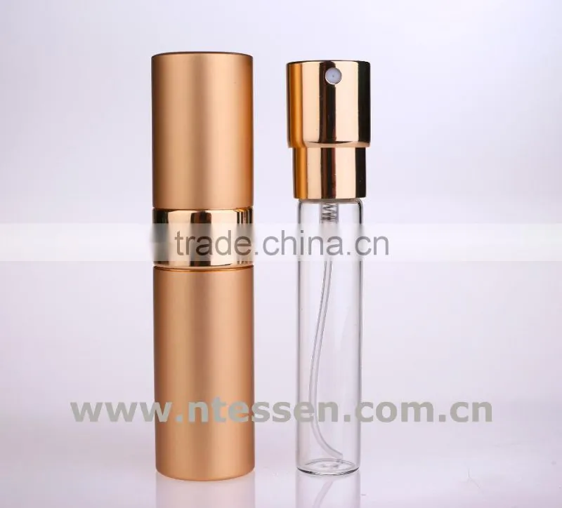 8ml /10ml /15ml Wholesale Leak Proof Aluminium Twist Up Perfume Bottle Travel Stype