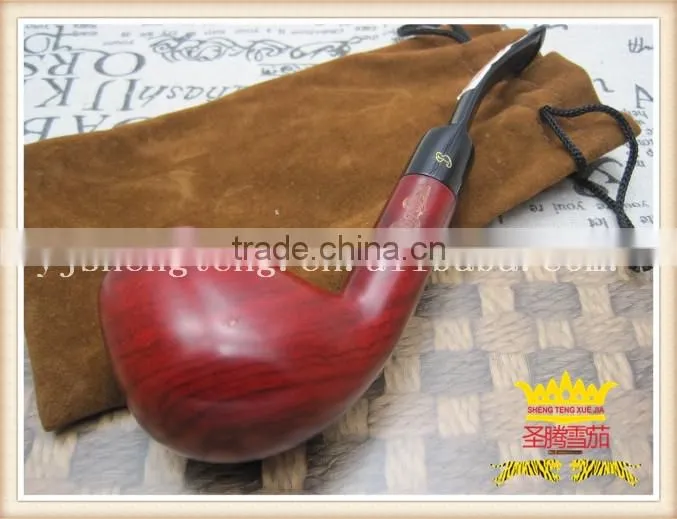 Ebony pipe, manual pipe, black wood pipe