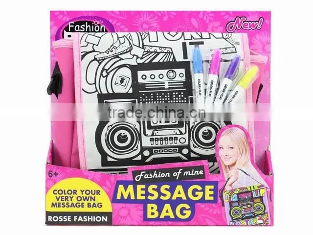 10220810 5 brightly colour washable pens Colour a backpack 4 years old Educational Toys