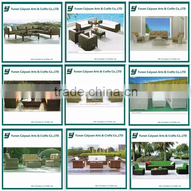 PE rattan garden sets outdoor furniture