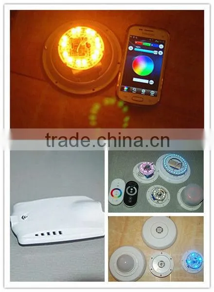 RGB glowing led plastic bacardi ice bucket