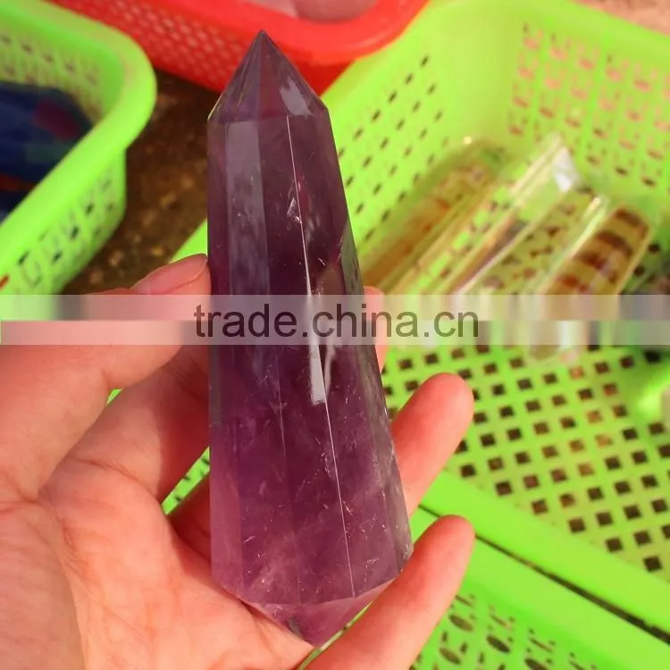 Amethyst quartz crystal points wholesale wands vogel
