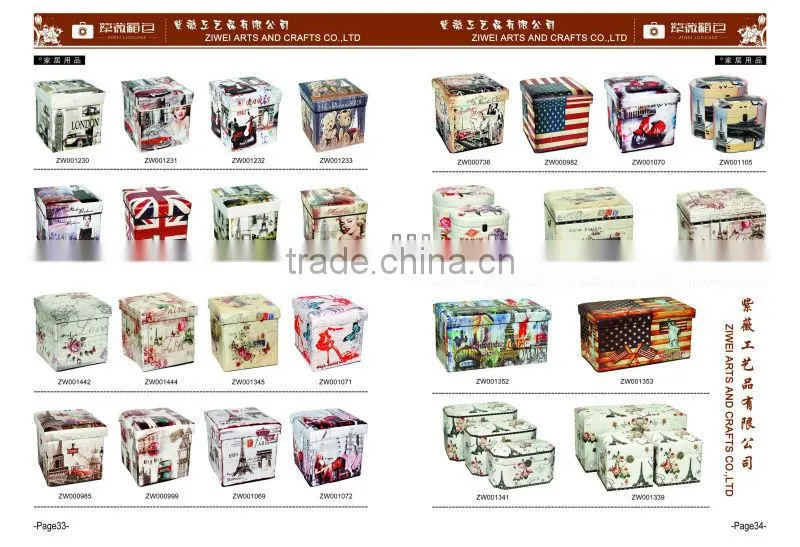 2014 new design MDF canvas box on stock catalog