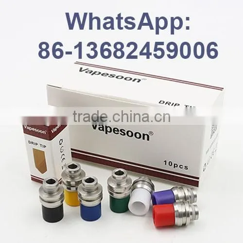 E cig 510 drip tip wholesale ss and Acrylic inhaler ADA-DT002