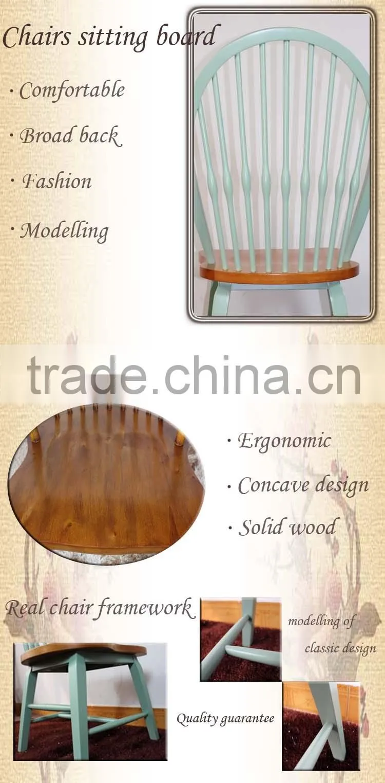American country sword back chair