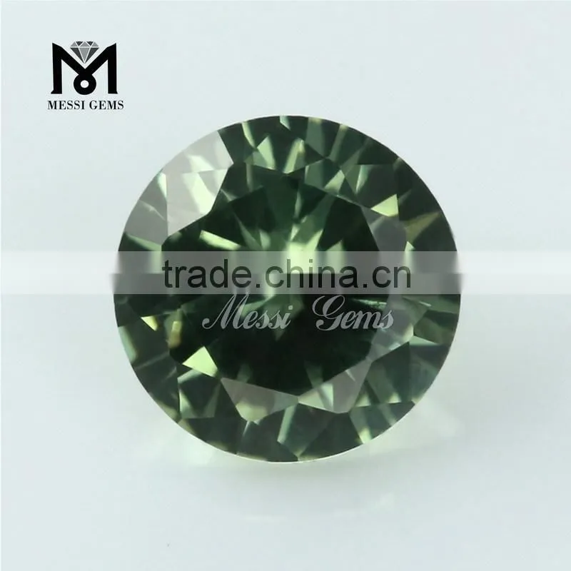 Wuzhou Wholesale Round 149# Synthetic Green Spinel