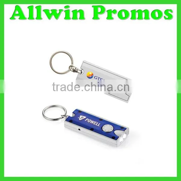 Promotional Customized Oval Compass Keychain