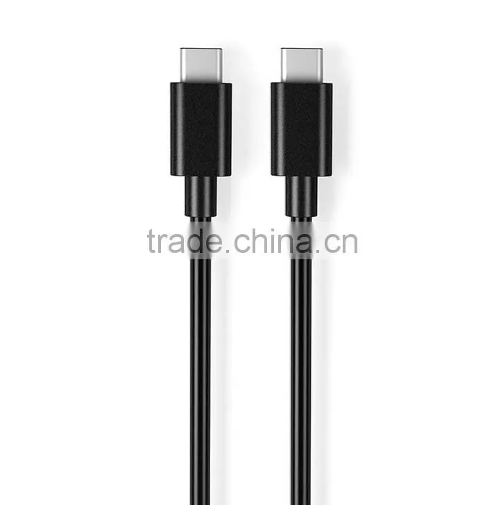 2015 Hot sale USB 3.1 TYPE C Male to USB 3.1 TYPE C Male Slim White Cable