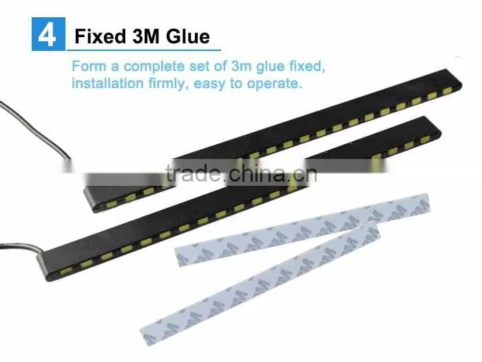 Latest flexible LED drl light permanent bright and flash daytime running light