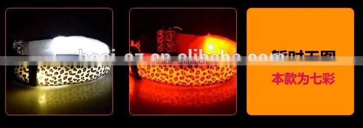 Flashing Safety LED USB Rechargeable Dog Collar Pet Collars