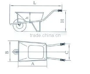 name agricultural tools WB6404H hot sale