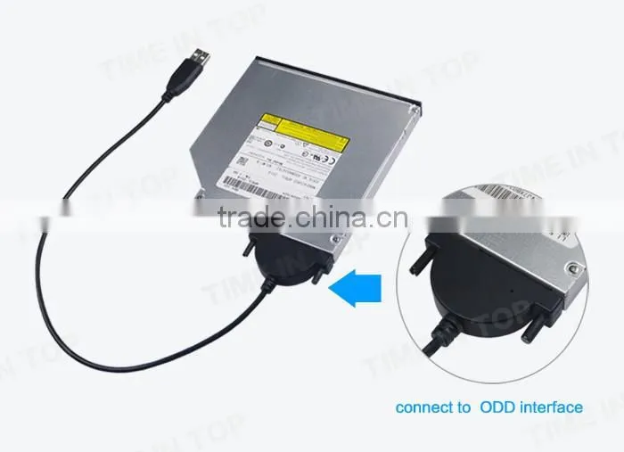 USB2.0 SATA Cable adapter for Optical Disc Drive