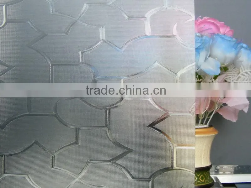 3-8mm clear patterned glass Pattern Glass