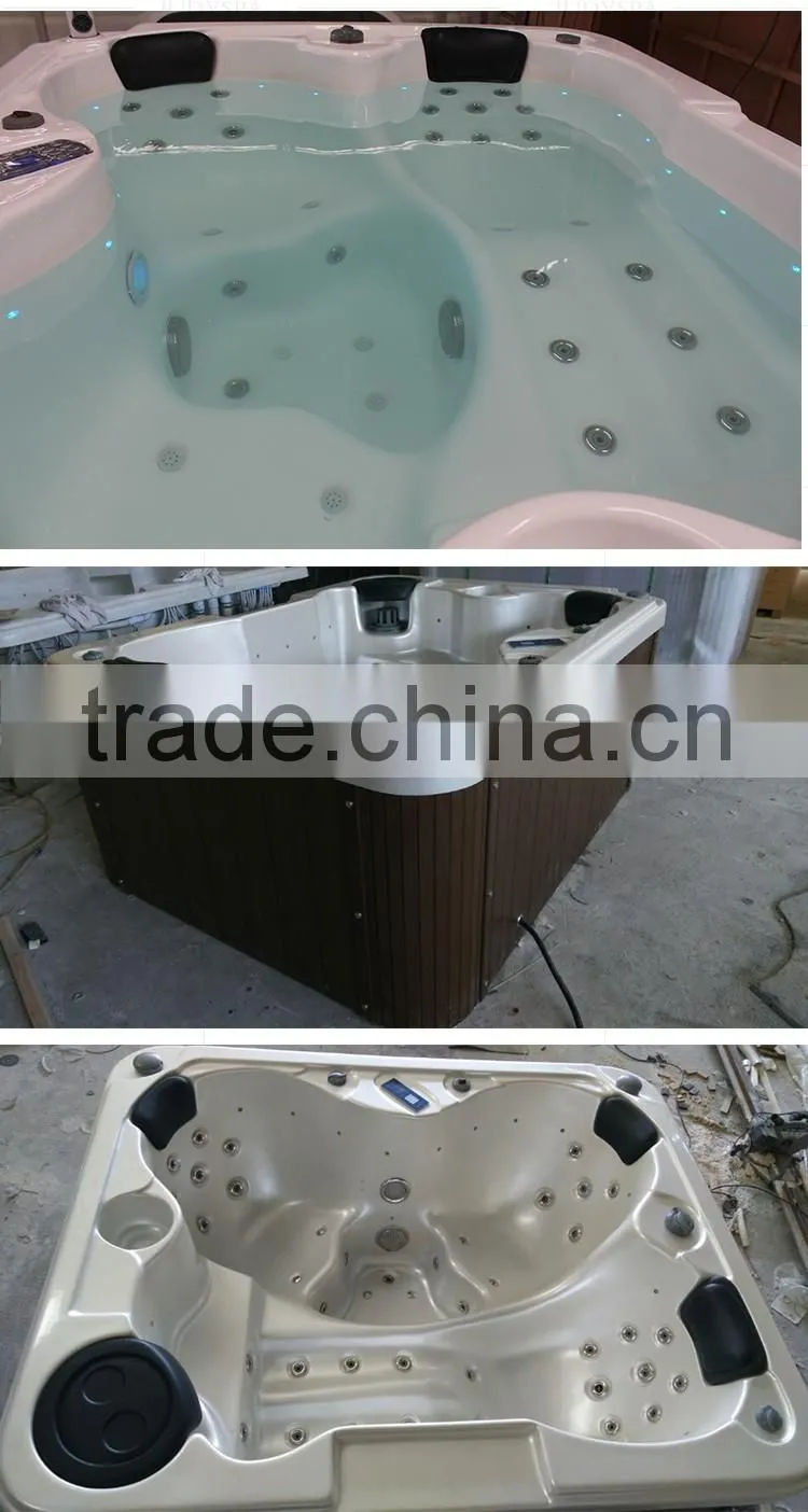outdoor spa 3 person bathtub swimming poo hot spa p028