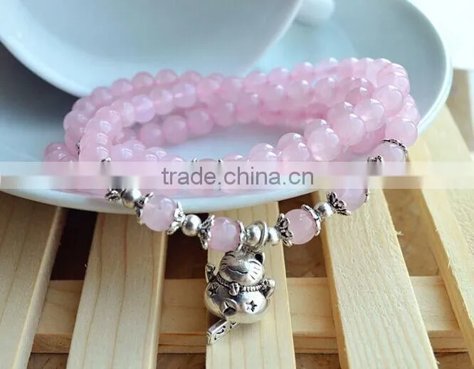 austrian rose crystal bracelet make hipanema crystal bracelet