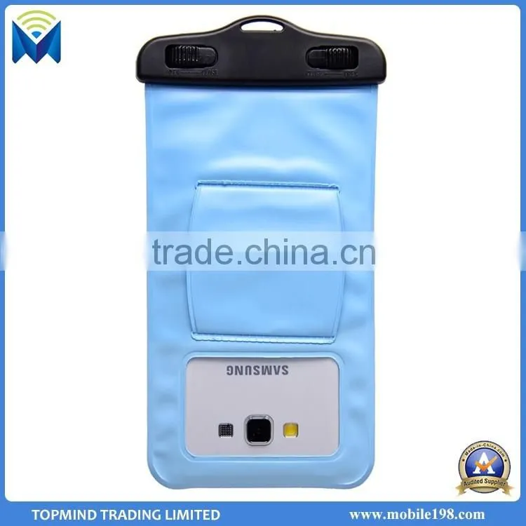 Cheap price waterproof smartphone bag, waterproof swimming bag with compass