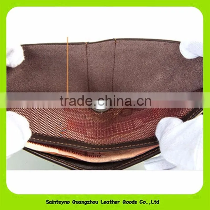 16419 The crocodile grain wallet leather man wallet