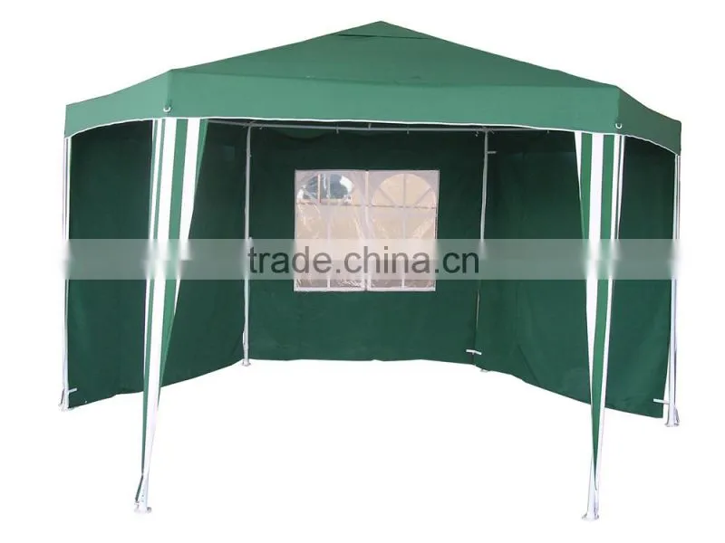 Outdoor hexagon polyester gazebo
