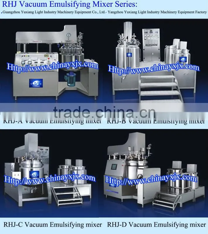 Yuxiang vacuum emulsifying machine emulsifier for butter