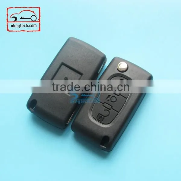 High Quatity Peugeot remote key for peugrot modified remote X key shell Car Key 2 button case