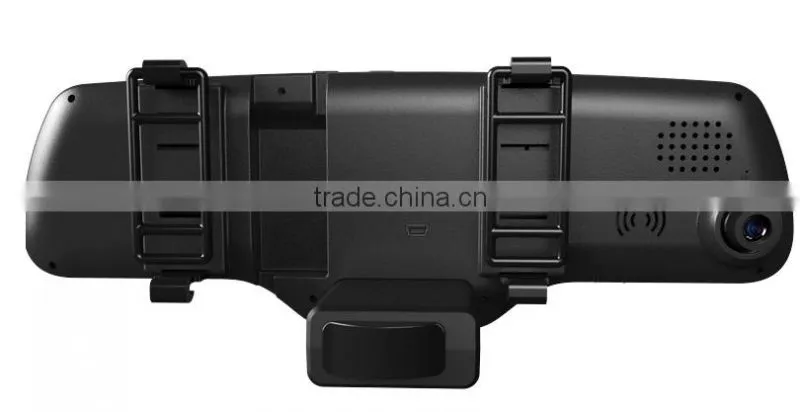 dual lens vehicle car camera dvr video recorder,rearview mirror 2.7 inch car dvr