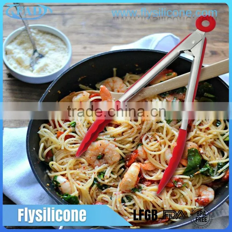 Non-stick Home & Garden Kitchen Tools Silicone Spatula BBQ Tong