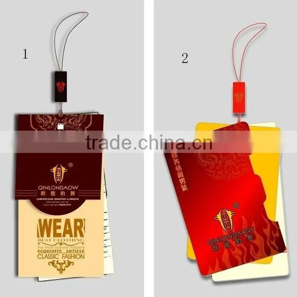 Bright uv printed hangtags
