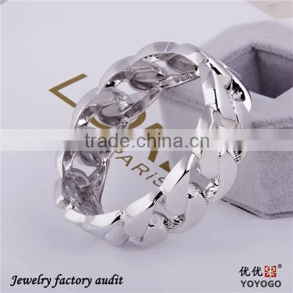 African Rhodium Plated Women Bangles