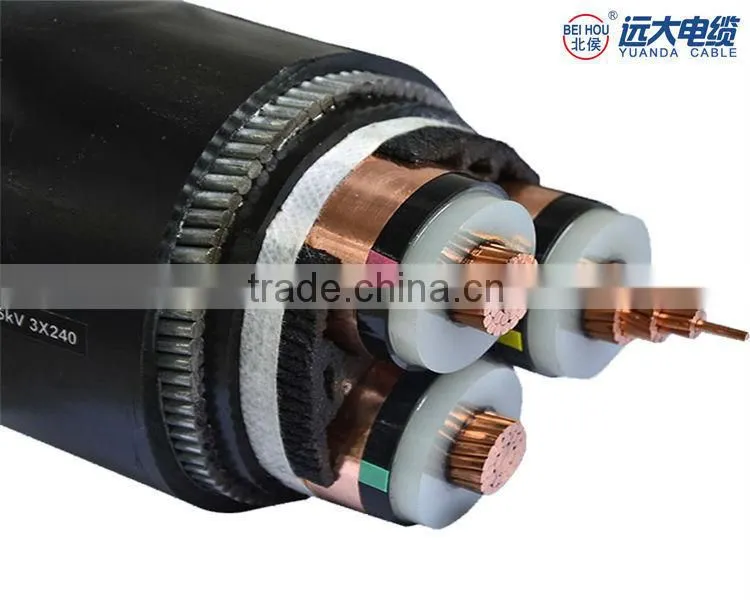 Factory Price 4 Core Underground Steel Tape Armoured SWA Power Cables 150mm 120mm 95mm in Different Size