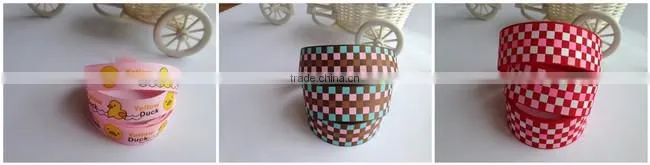 Wholesale Custom Print Satin Ribbon, Printed Grosgrain Ribbon