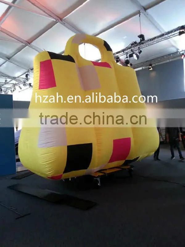Popular Inflatable Advertising Fashion Bag/ Giant Inflatable Handbag