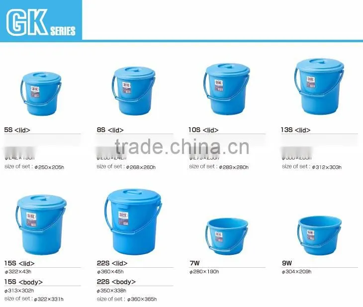 Popular and Various feeding bottle plastic bucket with handle at reasonable prices small lot order available
