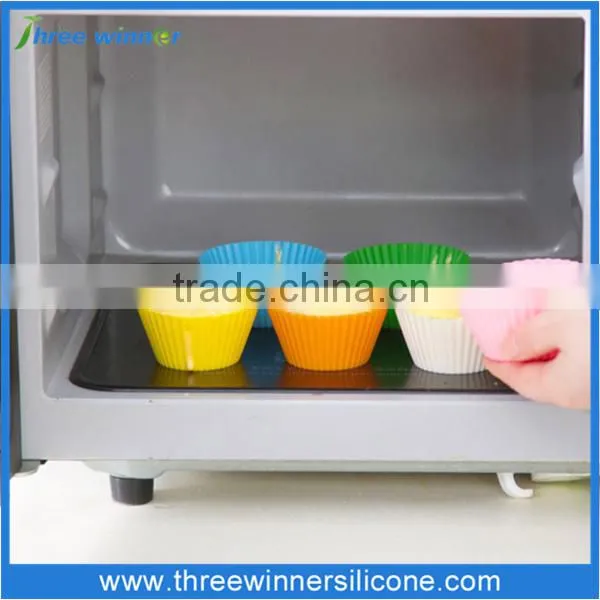 High quality custom kitchen accessories silicone cup cake molds