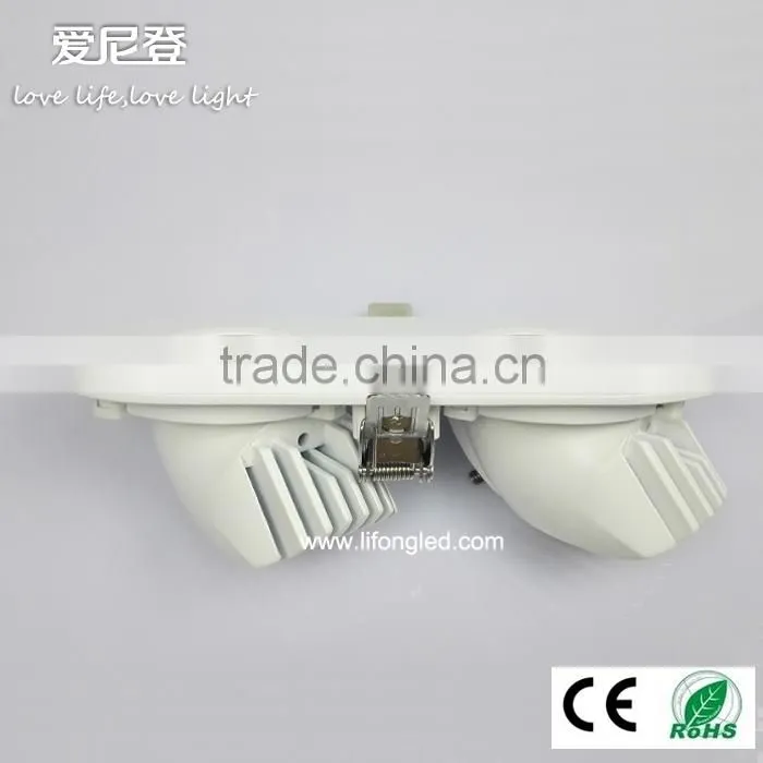 New design wholesale led trunk light 2*9w cob led downlight die-casting aluminum
